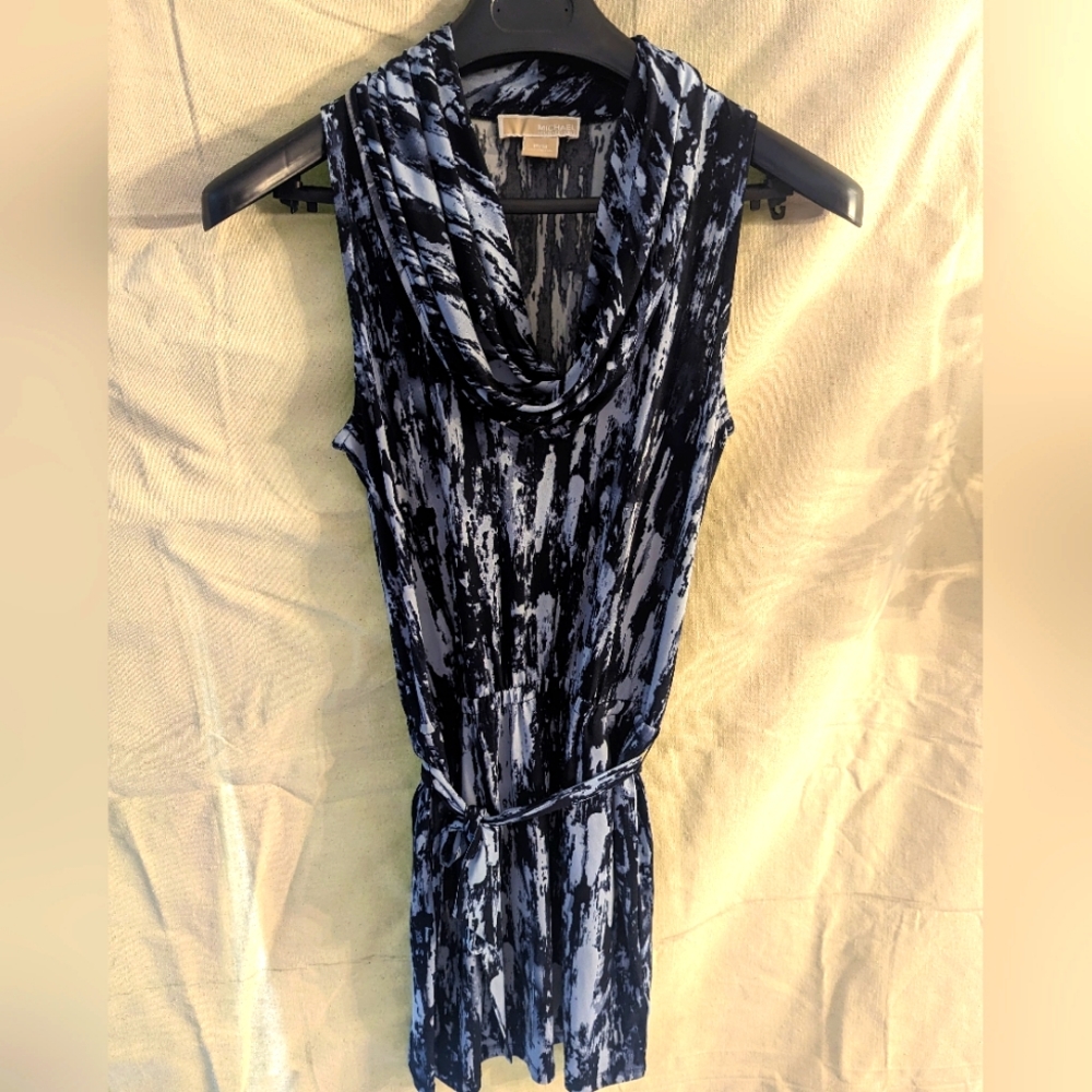 Michael Kors Blue/Black Woman's Dress Size  P/S